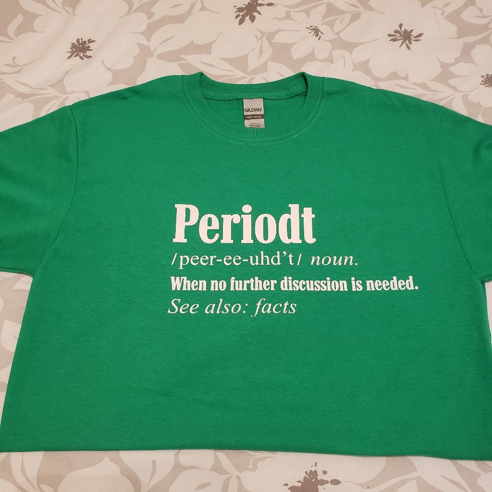 Periodt No Further Discussion